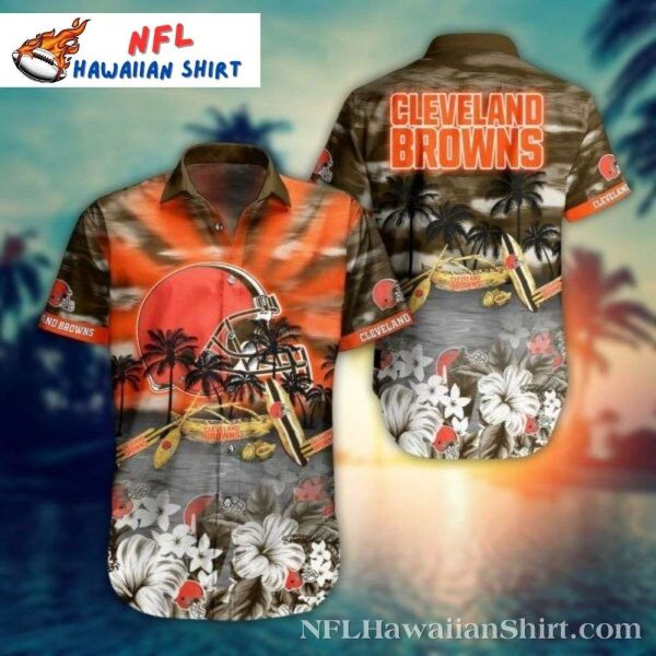 College Spirit Football – Cleveland Browns Hawaiian Shirt