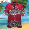 Classic Diagonal Atlanta Falcons Hawaiian Shirt Mens