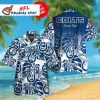 Customizable Floral Elegance – Indianapolis Colts Hawaiian Aloha Shirt