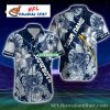 Edgy Abstract Personalized Dallas Cowboys Hawaiian Shirt