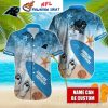 Classic Blue Floral Carolina Panthers Helmet NFL Hawaiian Shirt