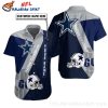 Dallas Cowboys Battle Ready Hawaiian Shirt – Custom Name And Number Tailoring