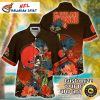 Cleveland Browns Tropical Evening – Sunset Palm Aloha Hawaiian Shirt