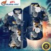 Dallas Cowboys Nation Silhouette Tropical Hawaiian Shirt