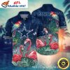 Dallas Cowboys Tropical Silhouette Button-Up Shirt