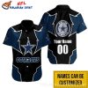 Dallas Legacy Graffiti Dallas Cowboys Custom Name Hawaiian Shirt