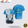 Winged Skull Raiders Bold Contrast Custom Hawaiian Shirt