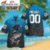 Floral Night Carolina Panthers Hawaiian Shirt