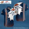 Denver Broncos Chevron Precision Hawaiian Shirt