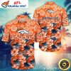 Modern Denver Broncos Geometric Accent Hawaiian Shirt