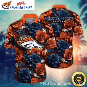 Denver Broncos Tropical Floral Hawaiian Shirt – Exclusive Gift For Him