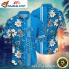 Detroit Lions Skyline Stripe Button-Up Aloha Shirt