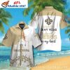 Elegant Fleur-de-Lis New Orleans Saints Tropical Hawaiian Shirt With Starry Night Theme