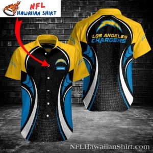 Dynamic Bolt Design Los Angeles Chargers Men’s Hawaiian Shirt
