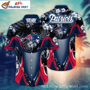 Dynamic Wave New England Patriots Aloha Shirt