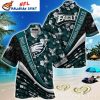 Fierce Eagle Strike Philadelphia Eagles Tropical Hawaiian Shirt