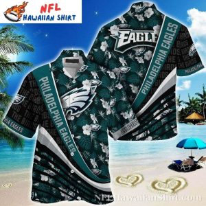 Eagles Love By The Shoreline Customizable Hawaiian Shirt