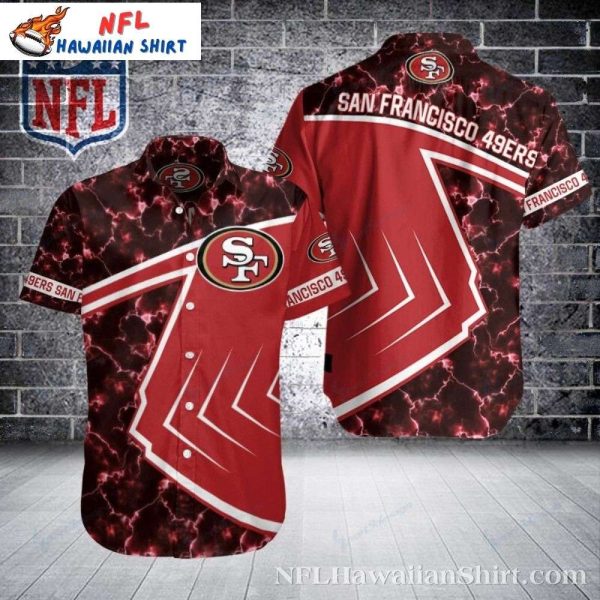 Electric Charge 49ers Aloha Shirt – Thunder Play Edition
