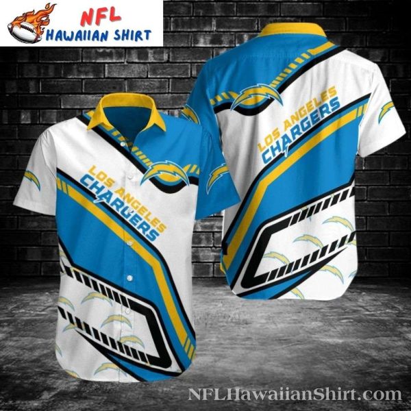 Electric Charge Los Angeles Chargers Men’s Hawaiian Shirt