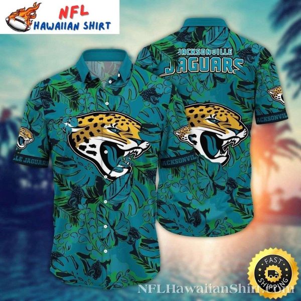 Emerald Jungle Jaguar – Jacksonville Jaguars Hawaiian Shirt