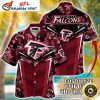 Crimson Tide Atlanta Falcons Monochrome Floral NFL Hawaiian Shirt