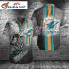 Dolphins Skull Graphic Hawaiian Shirt – Rock Your Team Spirit