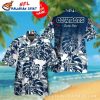 Flower Burst Dallas Cowboys Aloha Shirt – Navy Star Explosion