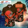 Cleveland Browns Surf’s Up – Tropical Tiki Football Hawaiian Shirt