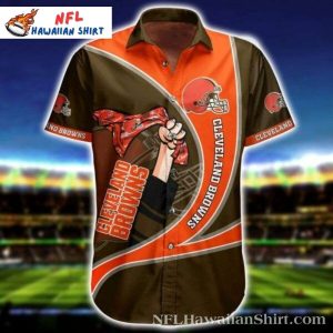 Field Day Fanfare – Cleveland Browns Animated Aloha Shirt