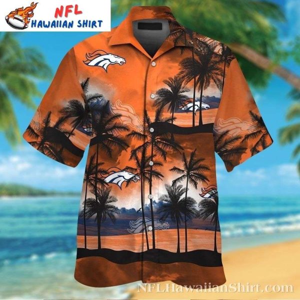 Fiery Sky Broncos – Denver Broncos Hawaiian Shirt