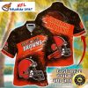 Cleveland Browns Wave Rider – Surf And Turf Aloha Hawaiian Shirt