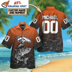 Fishing Theme – Personalized Angler’s Dream Denver Broncos Hawaiian Shirt