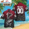 Blooming Red Falcons NFL Tropical Hawaiian Shirt