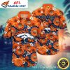 Grateful Dead And Denver Broncos Skeleton Surfer Aloha Shirt