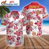 Floral Touchdown KC Chiefs Hawaiian Shirt