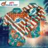 Floral Aloha Spirit Dolphins Hawaiian Shirt – Miami Game Day Style