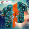 Floral Fanfare Miami Dolphins Hawaiian Shirt – Tropical Game Day Ensemble