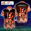 Floral Blitz Bengals – Cincinnati Bengals Aloha Shirt