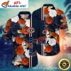 Island Kickoff – Chicago Bears Palm Silhouette Personalized Hawaiian Shirt