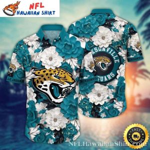 Flower Summer Vibes NFL Jacksonville Jaguars Hawaiian Shirt