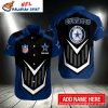 NFL Centennial Stripe Cowboys Hawaiian Shirt – Custom Name 100th Season Edition