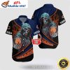 Flamingo Parrot Paradise Chicago Bears Hawaiian Shirt – Tropical Rainforest Flair