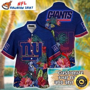 Giants Floral Tropics New York Giants Aloha Shirt