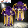 Majestic Warrior Minnesota Vikings Split-Design Hawaiian Shirt