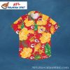 Family Football Chiefs Floral Night Bloom KC Hawaiian Aloha Shirt