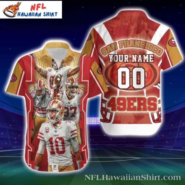 Golden Triumph San Francisco 49ers Hawaiian Shirt