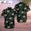 Green Bay Packers Palm Trees Yellow Hawaiian Vacation Shirt