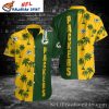 Green Bay Packers Palm Night Men’s Hawaiian Shirt