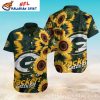 Green Bay Packers Warrior Spirit Skull Hawaiian Shirt Mens