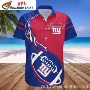 Gridiron Blaze New York Giants Hawaiian Shirt – NY Giants Aloha Shirt